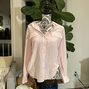 EQUIPMENT FEMME size small light pink button down